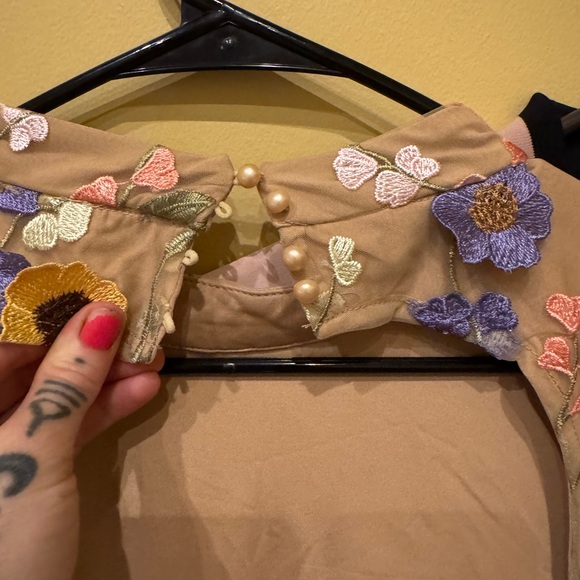 Fashion Nova Multicolor Floral Embroidered Dress - Picture 7 of 11